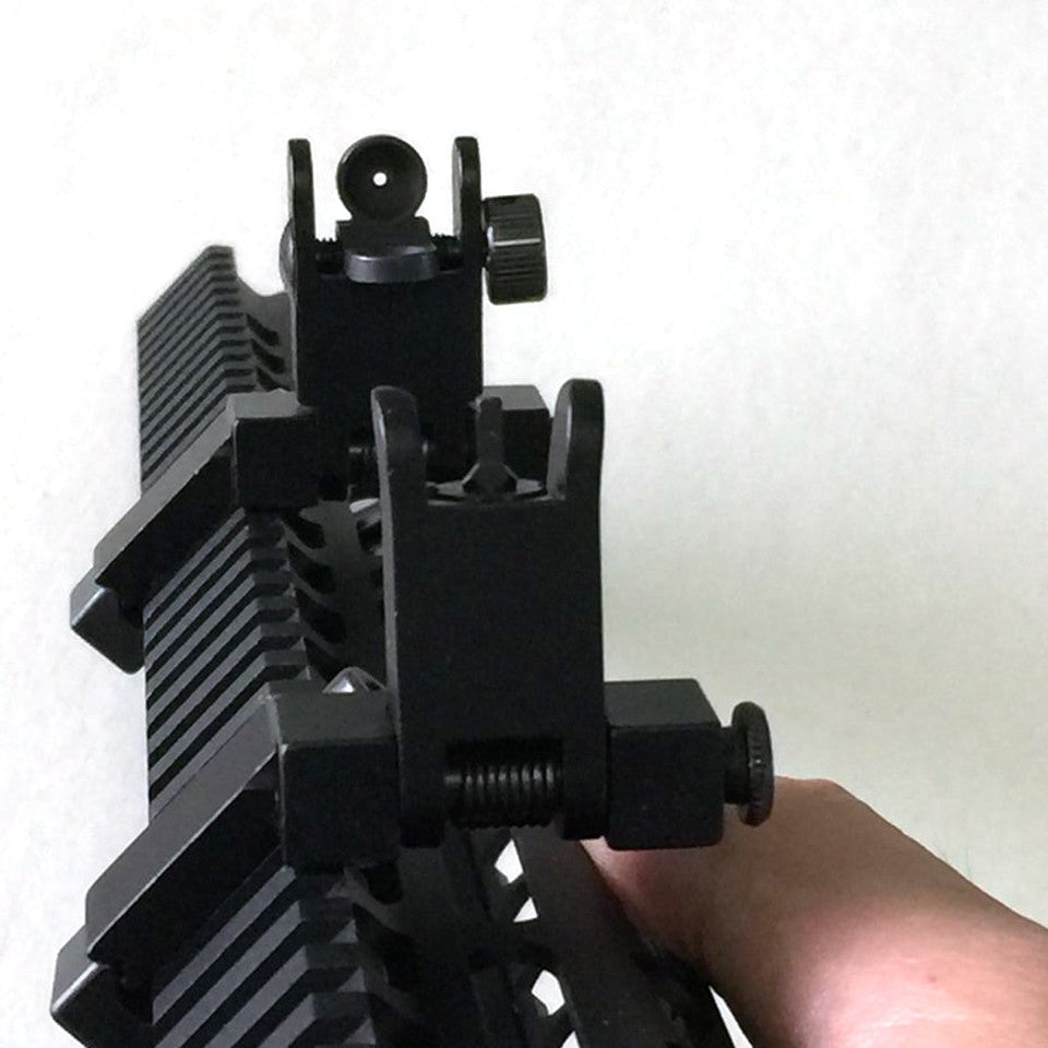 US 1 Pair Tactical Front and Rear Flip Up