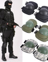 4 Pcs/lot Adult Tactical Combat Protective Pad Set