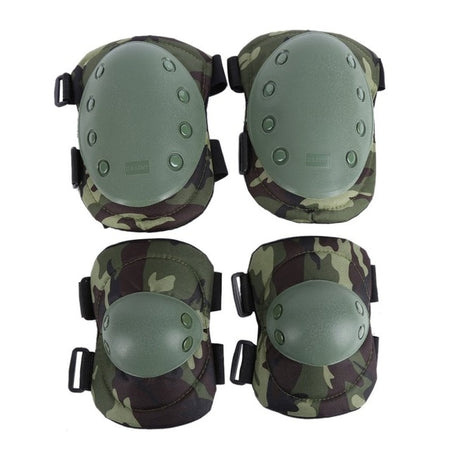 4 Pcs/lot Adult Tactical Combat Protective Pad Set